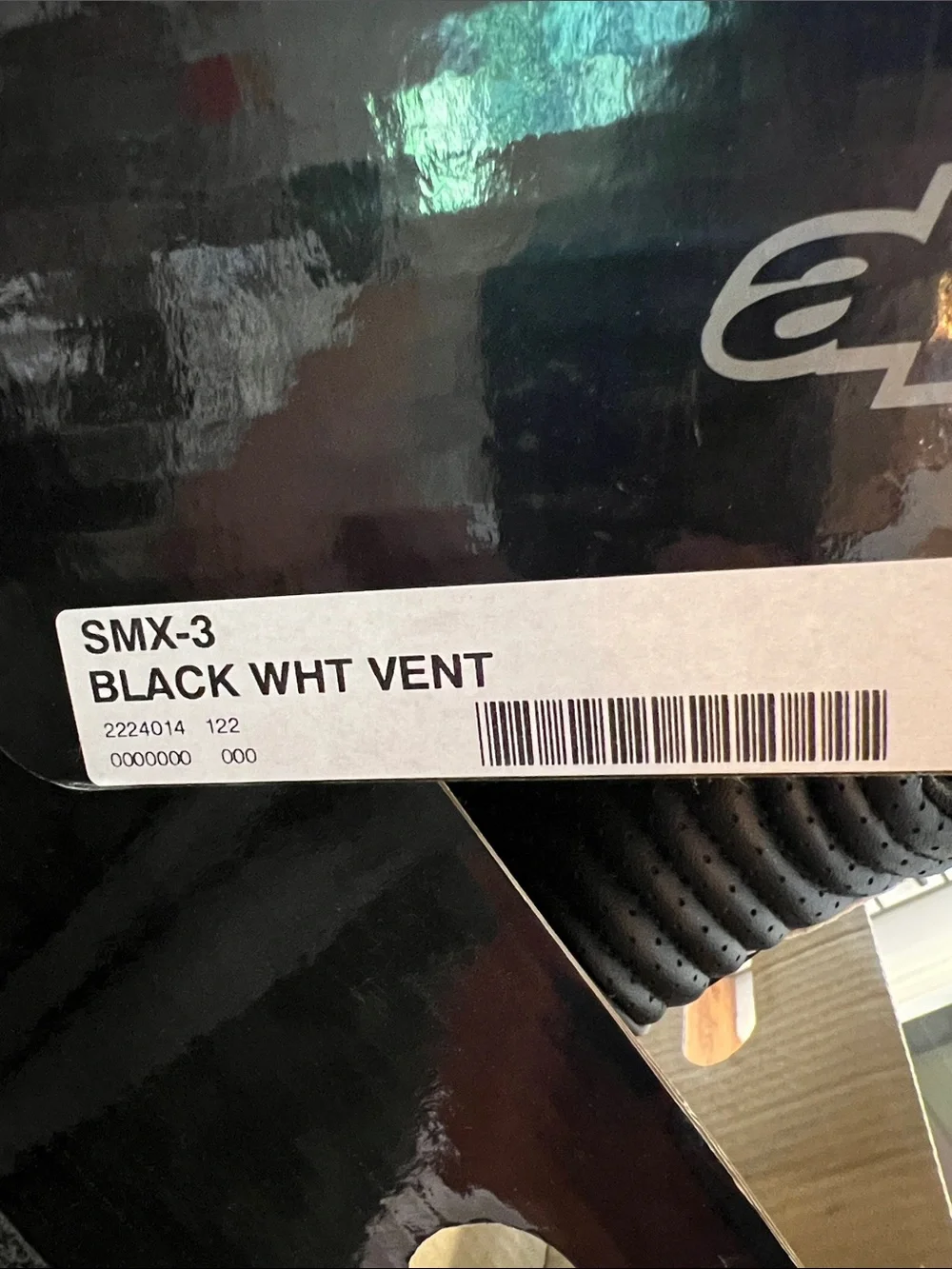 Alpinestars SMX-3 Racing Motorcycle Boots in White and Black